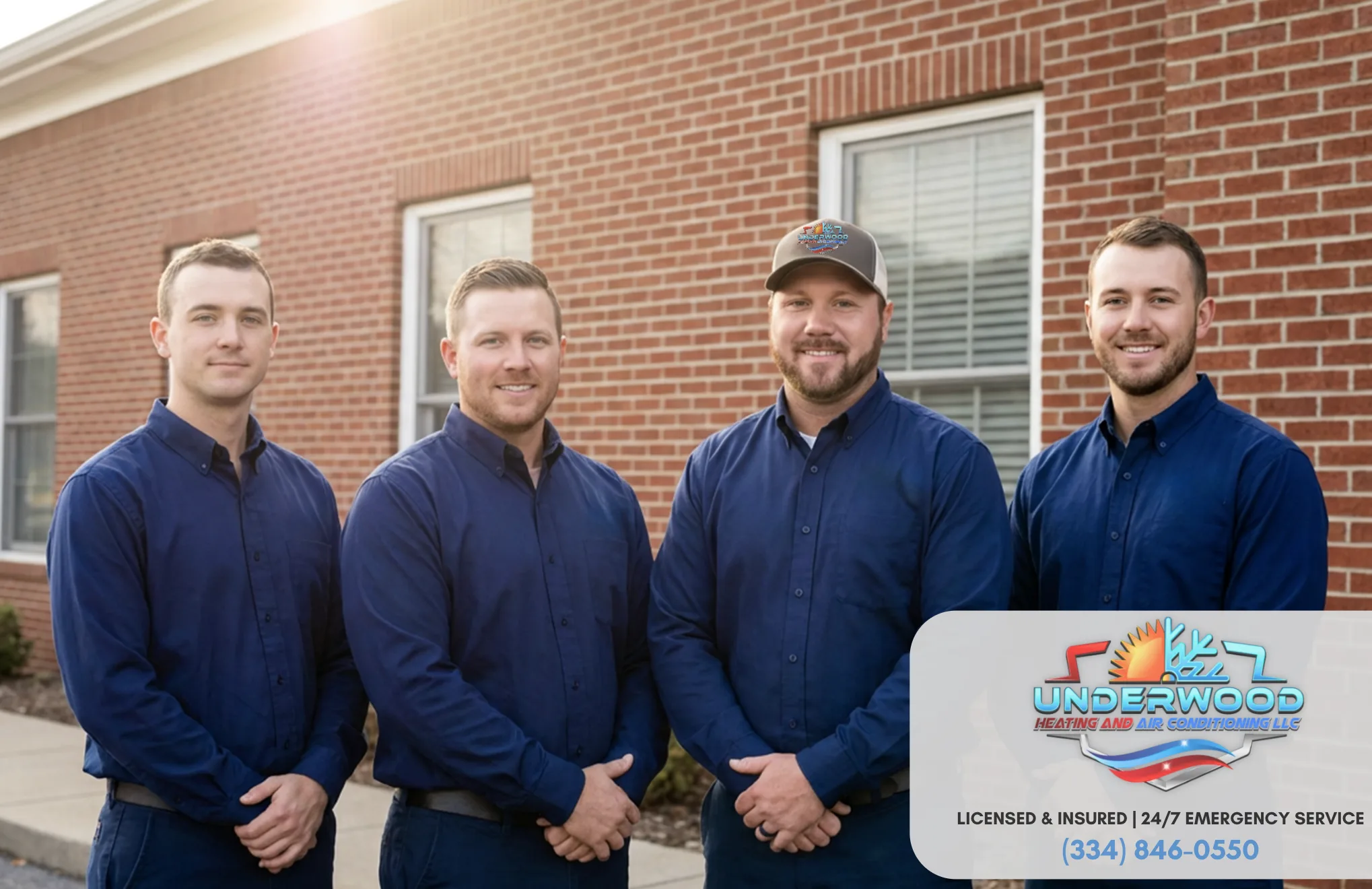 Equipo de Underwood Heating and Air Conditioning en Phenix City Alabama